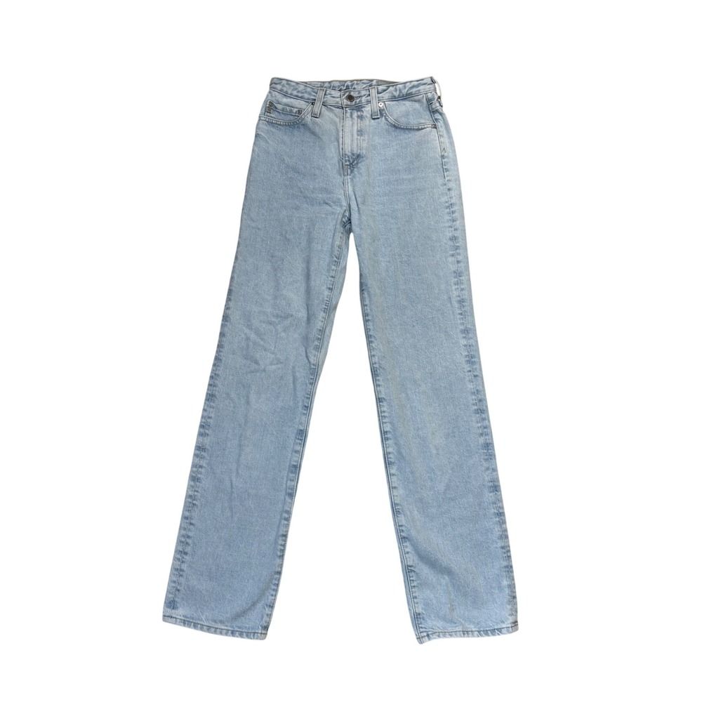AG Adriano Goldschmied Contour 360 Light Wash Straight Leg Jeans 25R Classic